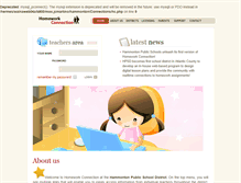 Tablet Screenshot of homeworkconnection.org